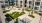 Aerial view of the ife size checker game in the courtyard